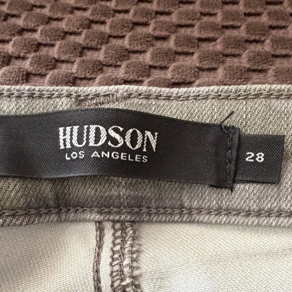 Hudson Barbara Super Skinny Camo Jeans Size 28 Grey Camouflage Stretch Skinny - Picture 3 of 7